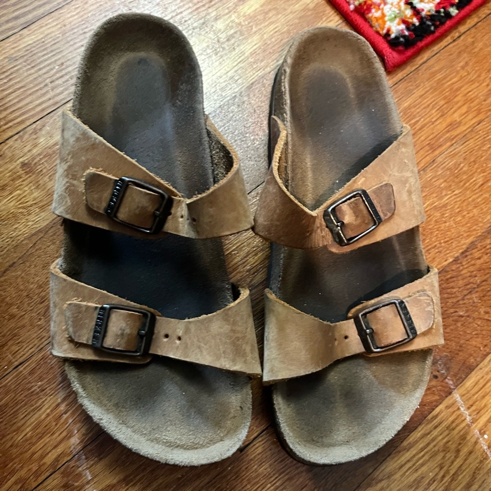 Brown Birkenstocks